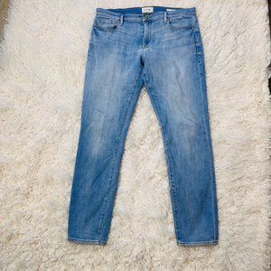 Frame Jeans Womens 30 Le Garcon Denim Boyfriend Medium Blue Pockets Pant